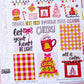 Cozy Christmas Vertical Sticker Kit: Weekly Planner Sticker Kit