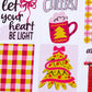 Cozy Christmas Vertical Sticker Kit: Weekly Planner Sticker Kit