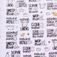Let's Clean the Bathroom Sampler Planner Stickers | Chores and Housework Task Script Stickers | Adulting Stickers | Functional Deco Stickers