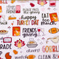 UPDATED! Thanksgiving To Do List Planner Stickers | Fall Bucket List Stickers | Thanksgiving Bucket List Planner Stickers (L_06)