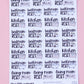 Room Reset Planner Stickers | Bathroom Chore | Bedroom Cleaning | Living Room Stickers | Kitchen Organizing Stickers