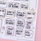 Monthly-ISH Stuff | Monthly Stuff Notes Page | Junk Journal | Memory Keeping | Full Page Notes Page Sticker | A5 Full Page Sticker | Dashboard Sticker