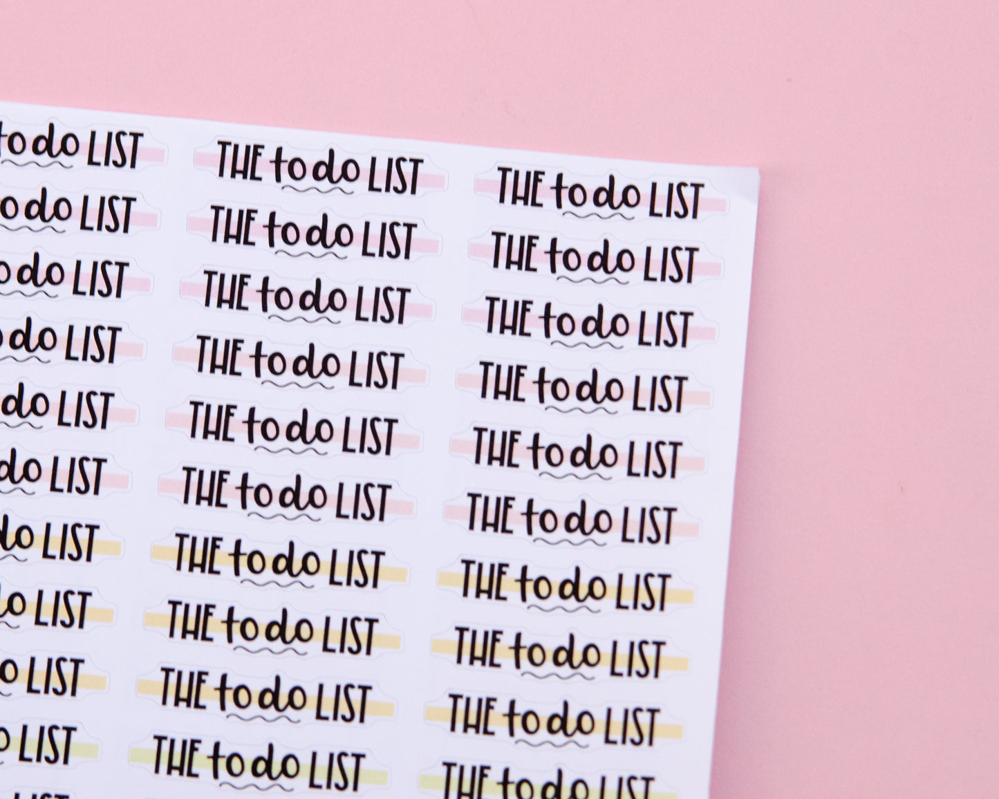 The To Do List Headers | To Do List Stickers | Planner Essentials