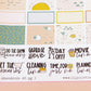 Shorebirds Hobonichi Cousin and Other A5 Weekly Sticker Kit in | Beach Sticker Kit | A5 Weekly Sticker Kit | Rainy Day Cute (Copy)
