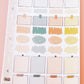 Shorebirds Hobonichi Cousin and Other A5 Weekly Sticker Kit in | Beach Sticker Kit | A5 Weekly Sticker Kit | Rainy Day Cute (Copy)