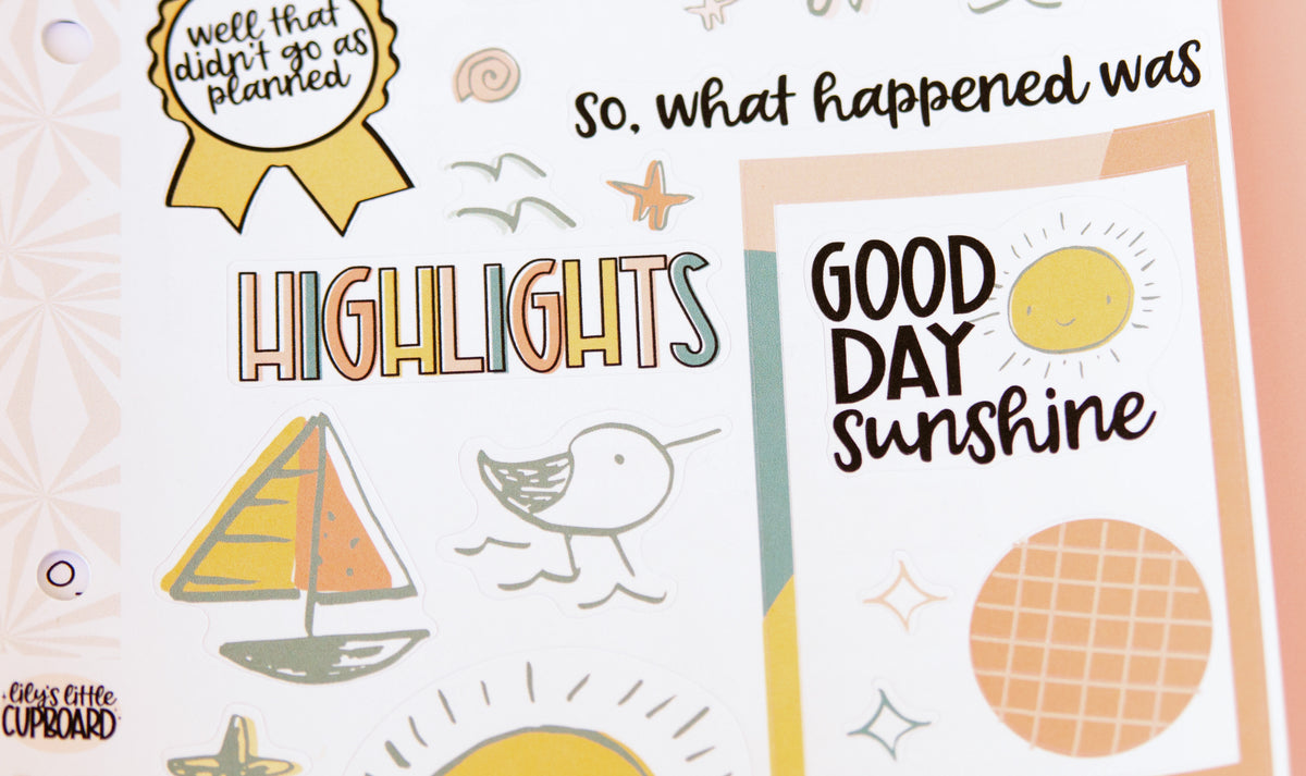 Shorebirds Collection: Journaling Kit Format