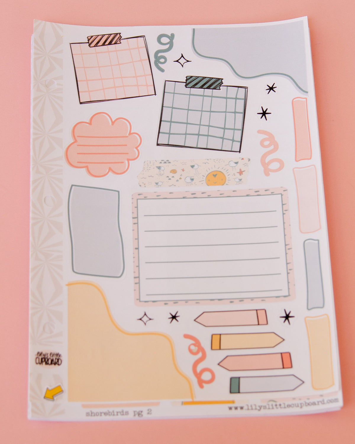 Shorebirds Collection: Journaling Kit Format