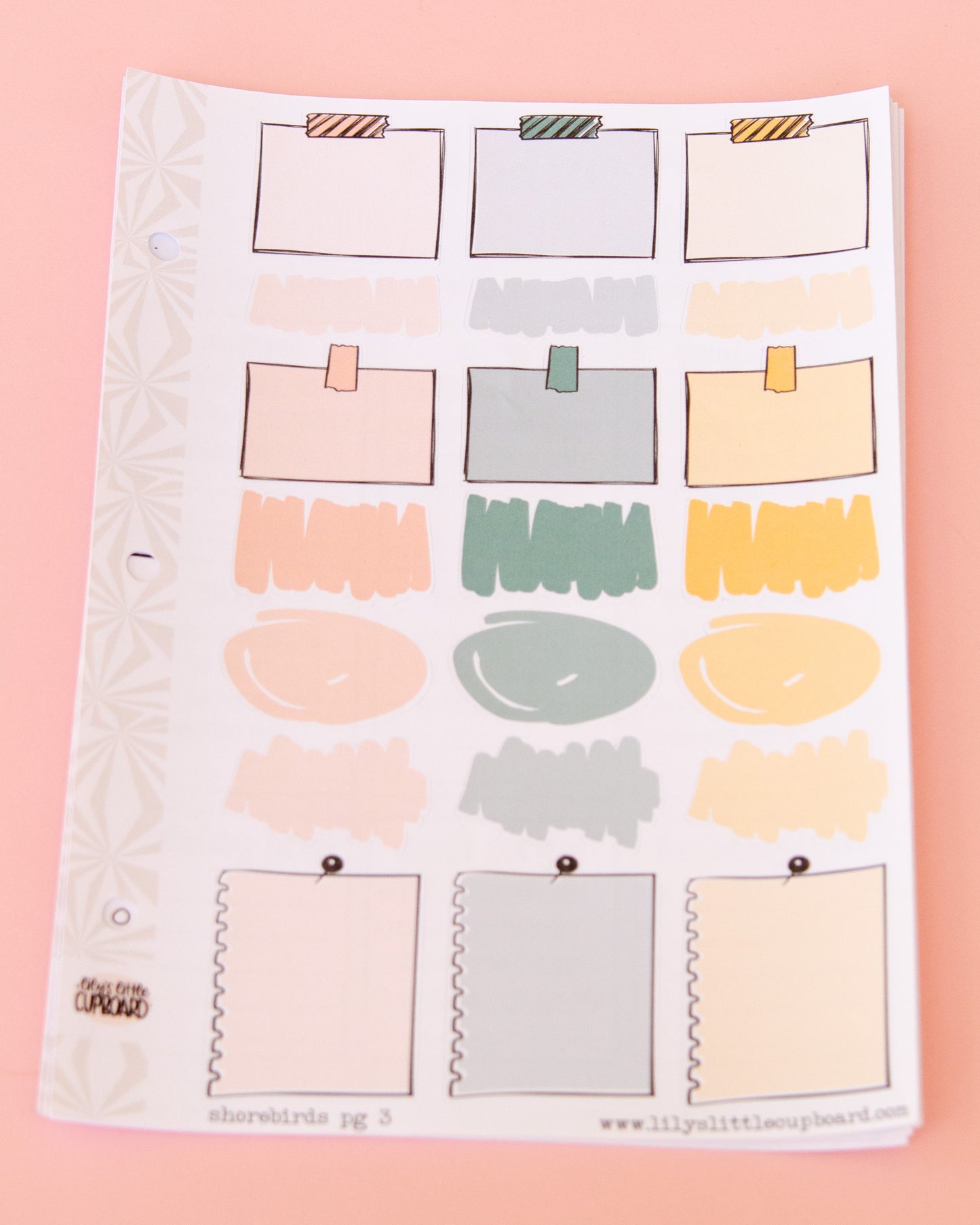 Shorebirds Weekly Vertical Standard Kit | Weekly Sticker Kit | Colorful Planner Kit | Cute Birds | Rainy Day Sticker Kit A la Carte Planner Kit (Copy)