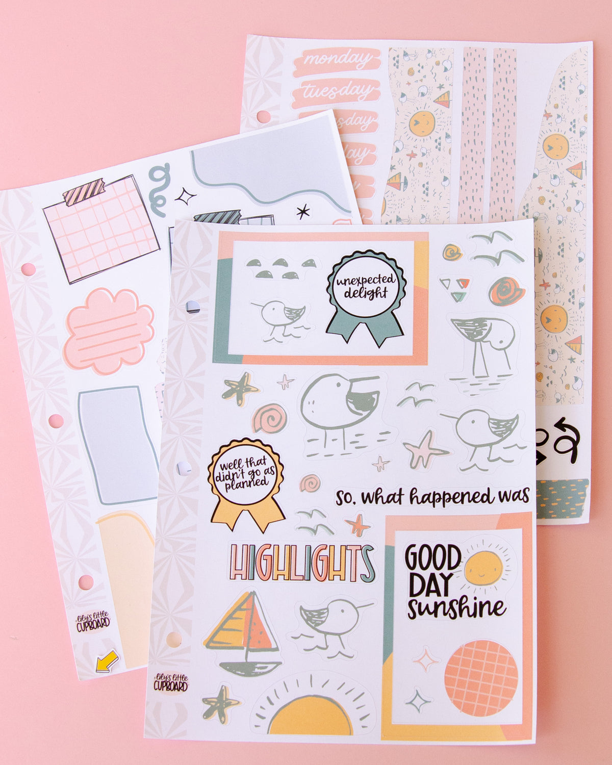 Shorebirds Collection: Journaling Kit Format
