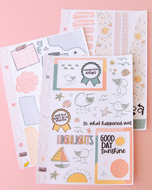 Shorebirds Collection: Journaling Kit Format
