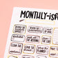 Notepad Version! Monthly-Ish! Task List Monthly Wrap-up | Monthly Task Management Deskpad Kate Leigh