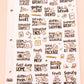 Off to College! Back to School Planner Stickers | College University Planning Script Stickers | High School Sampler Sticker | Functional School Stickers