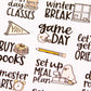 Off to College! Back to School Planner Stickers | College University Planning Script Stickers | High School Sampler Sticker | Functional School Stickers