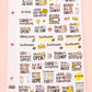 Hurricane Emergency Planning Sampler | Hurricane Planning Tasks | Prepping Task Stickers