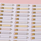 Pencil Labels Back to School Planner Stickers | School Event Label Planner Stickers | Functional School Stickers
