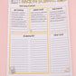 Back to School Preparing Full Page Sticker | Notes Page | Junk Journal | Memory Keeping | Full Page Notes Page Sticker | A5 Full Page Sticker | Dashboard Sticker