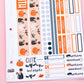 Bat Kitty Monthly Halloween Sticker Kit | Choose Your Month Sticker Kit | Monthly Spread Planner Kits | Monthly Planner Sticker Kits