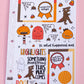 Monster Mash  Halloween Journaling Sticker Kit | Memory Keeping | Journal Stickers | Cute Halloween Planner Kit | Cute Monsters Fall Kit