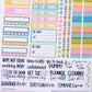 Curiouser and Curiouser Vertical Weekly Sticker Kit | Back to School Weekly Planner Sticker Kit | A la Carte Mini Kits | Weekly Planner Kit