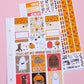 Monster Mash Vertical Weekly Sticker Kit | Halloween Weekly Planner Sticker Kit | A la Carte Mini Kits | Spooky Weekly Planner Kit