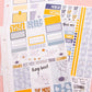 Happy Little Ghosties Halloween Planner Stickers: Vertical Weekly Kit