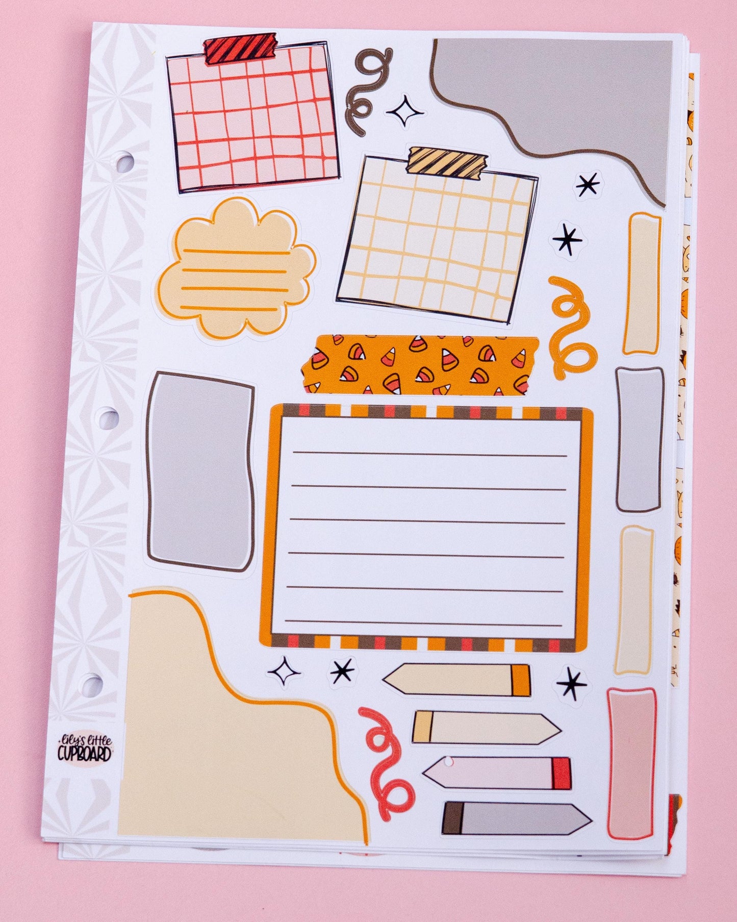 Monster Mash  Halloween Journaling Sticker Kit | Memory Keeping | Journal Stickers | Cute Halloween Planner Kit | Cute Monsters Fall Kit