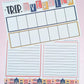 Trip Overview Vacation Overview Cityscapes | Full Page Notes Page Sticker | Travel | A5 Full Page Sticker | Dashboard Sticker