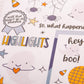 Happy Little Ghosties Halloween Journaling Sticker Kit: Jumbo Planner Stickers