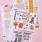 Monster Mash  Halloween Journaling Sticker Kit | Memory Keeping | Journal Stickers | Cute Halloween Planner Kit | Cute Monsters Fall Kit