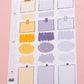 Happy Little Ghosties Halloween Planner Stickers: Vertical Weekly Kit