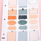 Bat Kitty Halloween Planner Stickers: Vertical Weekly Kit