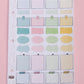 Curiouser and Curiouser Hobonichi Cousin-A5 Weekly Sticker Kit | Back to School Sticker Kit | A5 Weekly Planner Sticker Kit