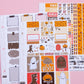 Monster Mash Vertical Weekly Sticker Kit | Halloween Weekly Planner Sticker Kit | A la Carte Mini Kits | Spooky Weekly Planner Kit