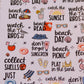 Beachy To Do List | Beach Day Sampler Planner Stickers | Vacation Planning Tasks Stickers | Travel Stickers | Functional Vacation Stickers