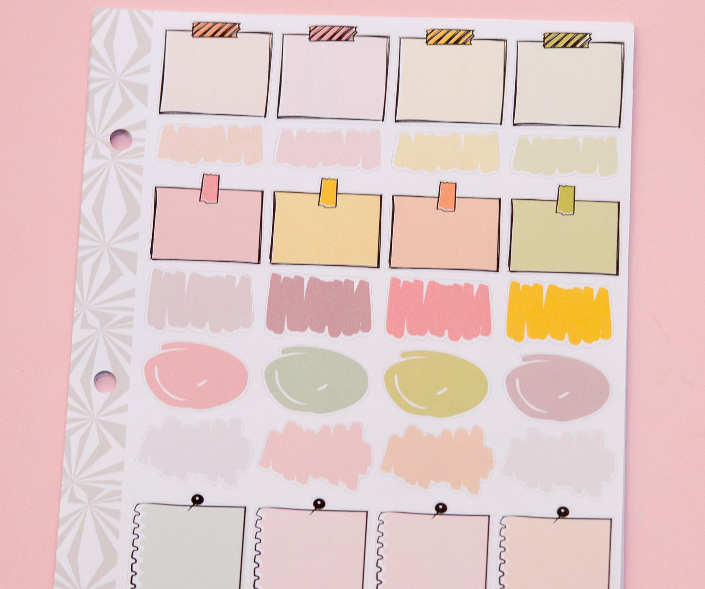 Sleepy Time Hobonichi Cousin-A5 Weekly Sticker Kit | Christmas Sticker Kit | A5 Weekly Planner Sticker Kit